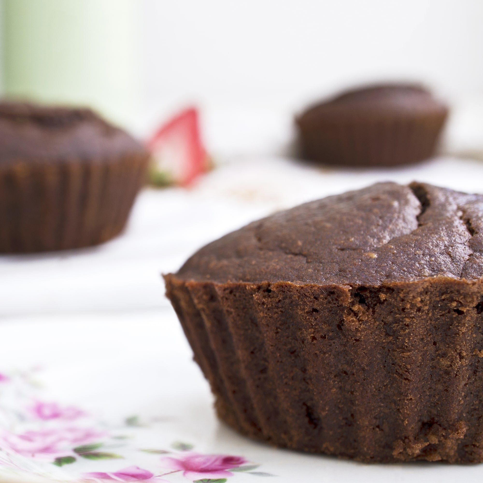 MUFFINS DE CHOCOLATE VEGANOS SIN AZÚCAR
