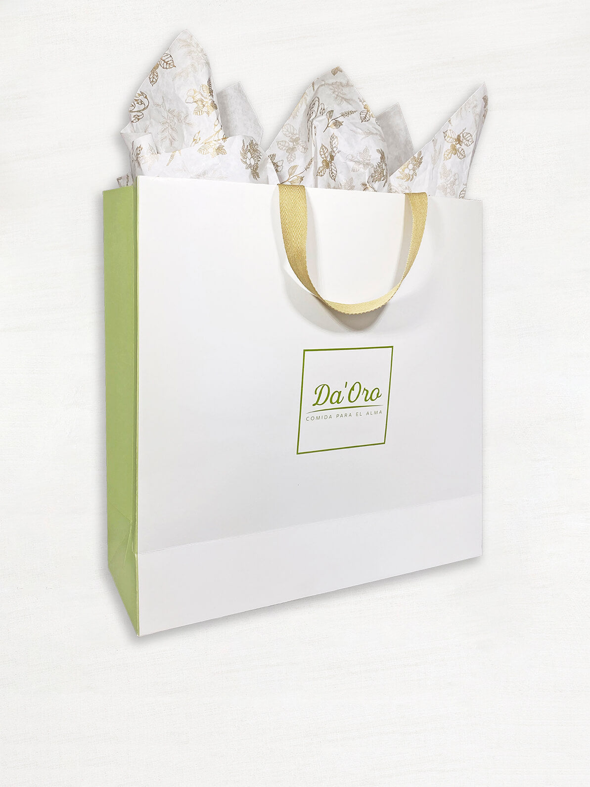 Bolsa regalo cartón logo Da'Oro