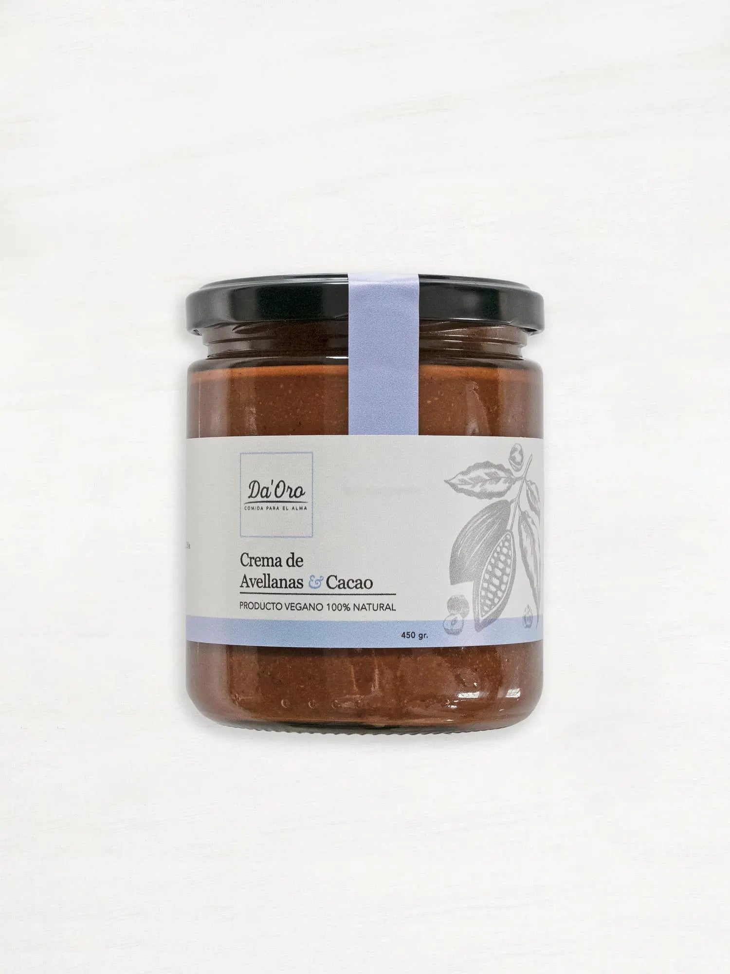 Crema de avellanas y cacao 450g Da'Oro