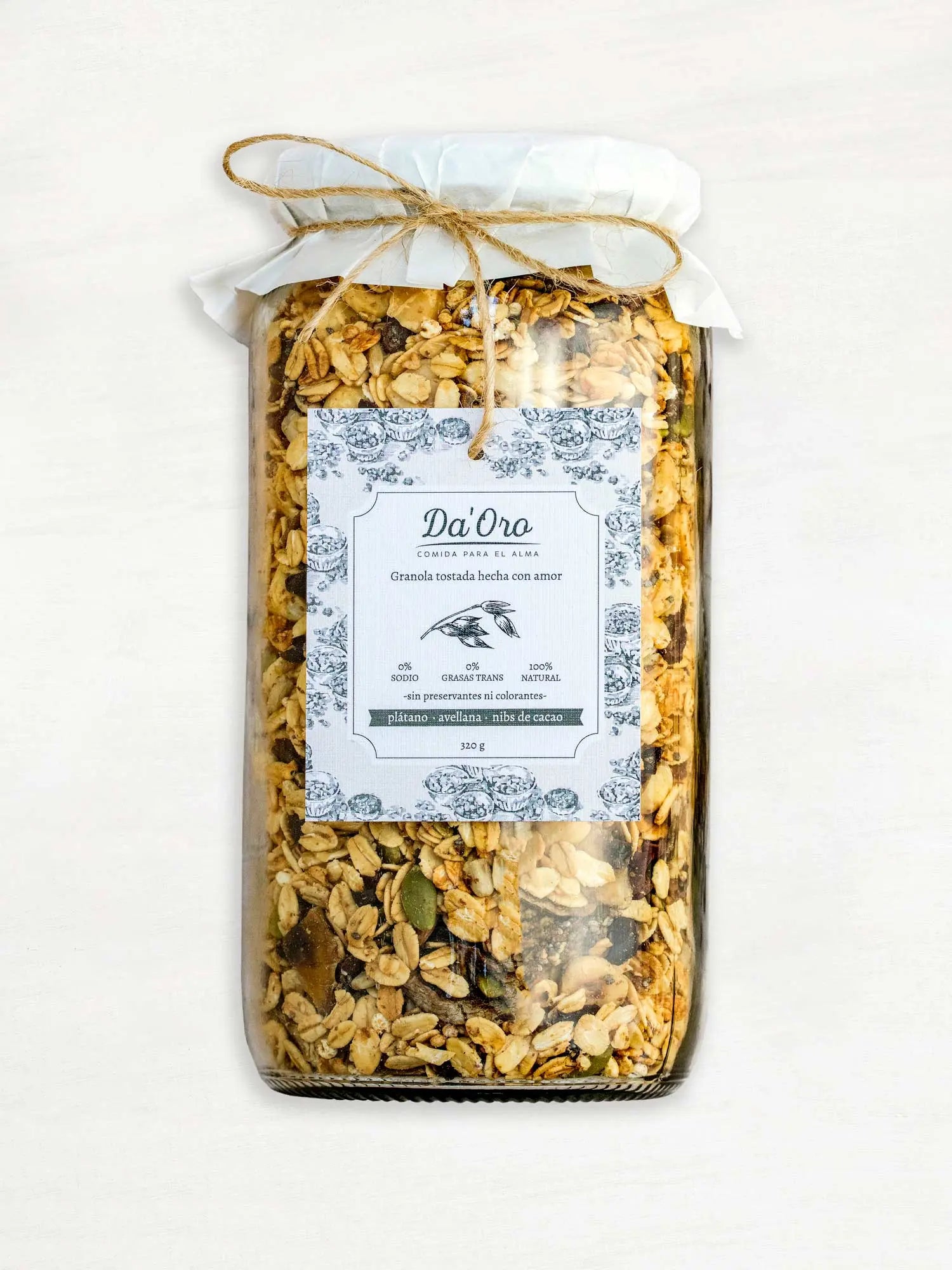 Granola Healthy Nutella 320g en frasco vidrio