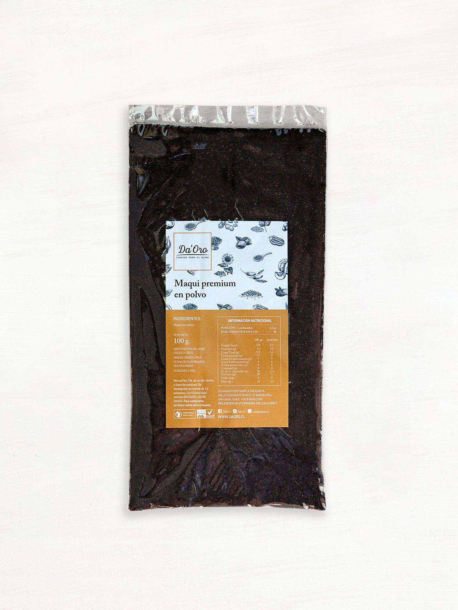 Maqui en Polvo Orgánico