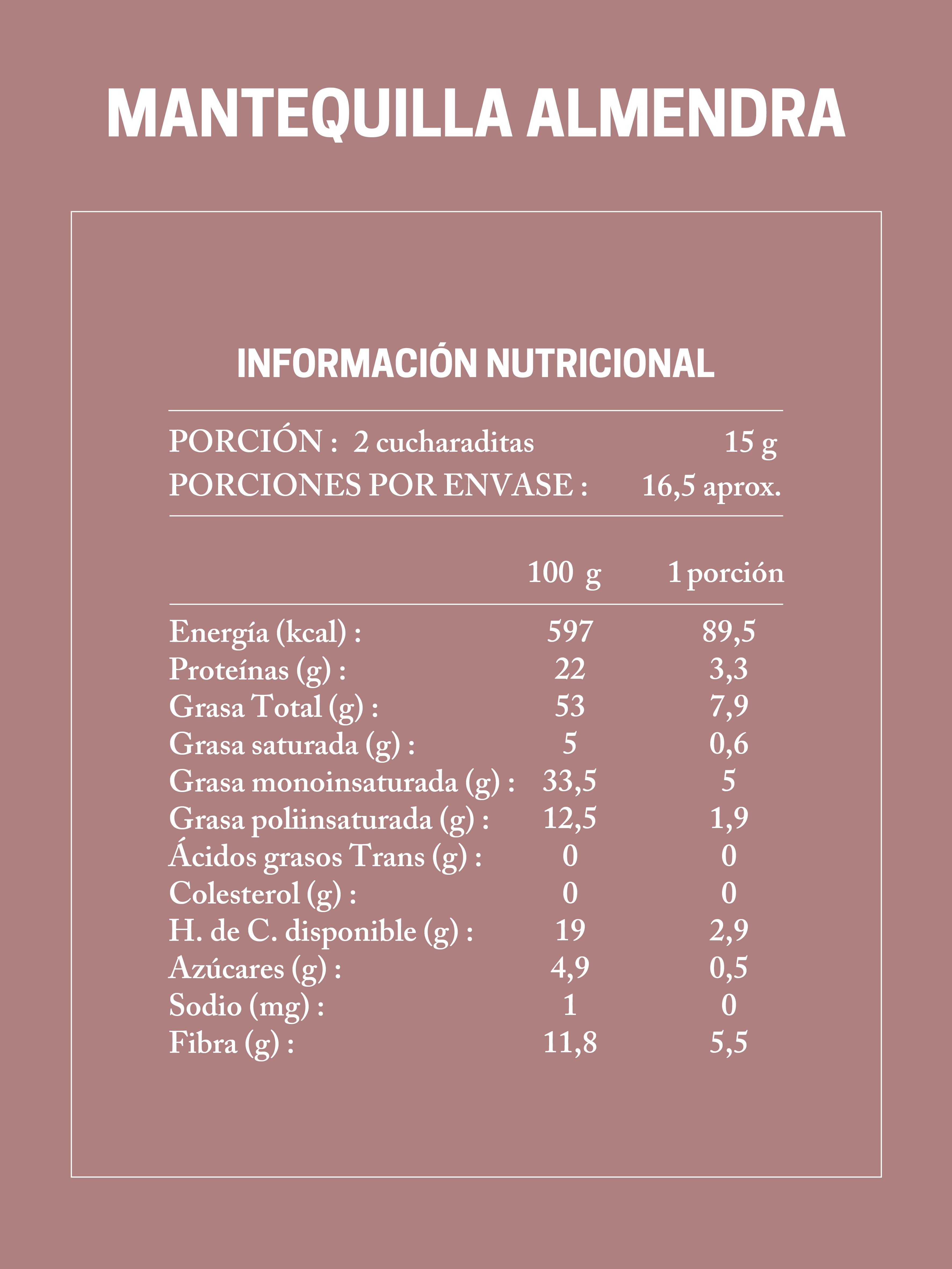 Mantequilla de Almendra