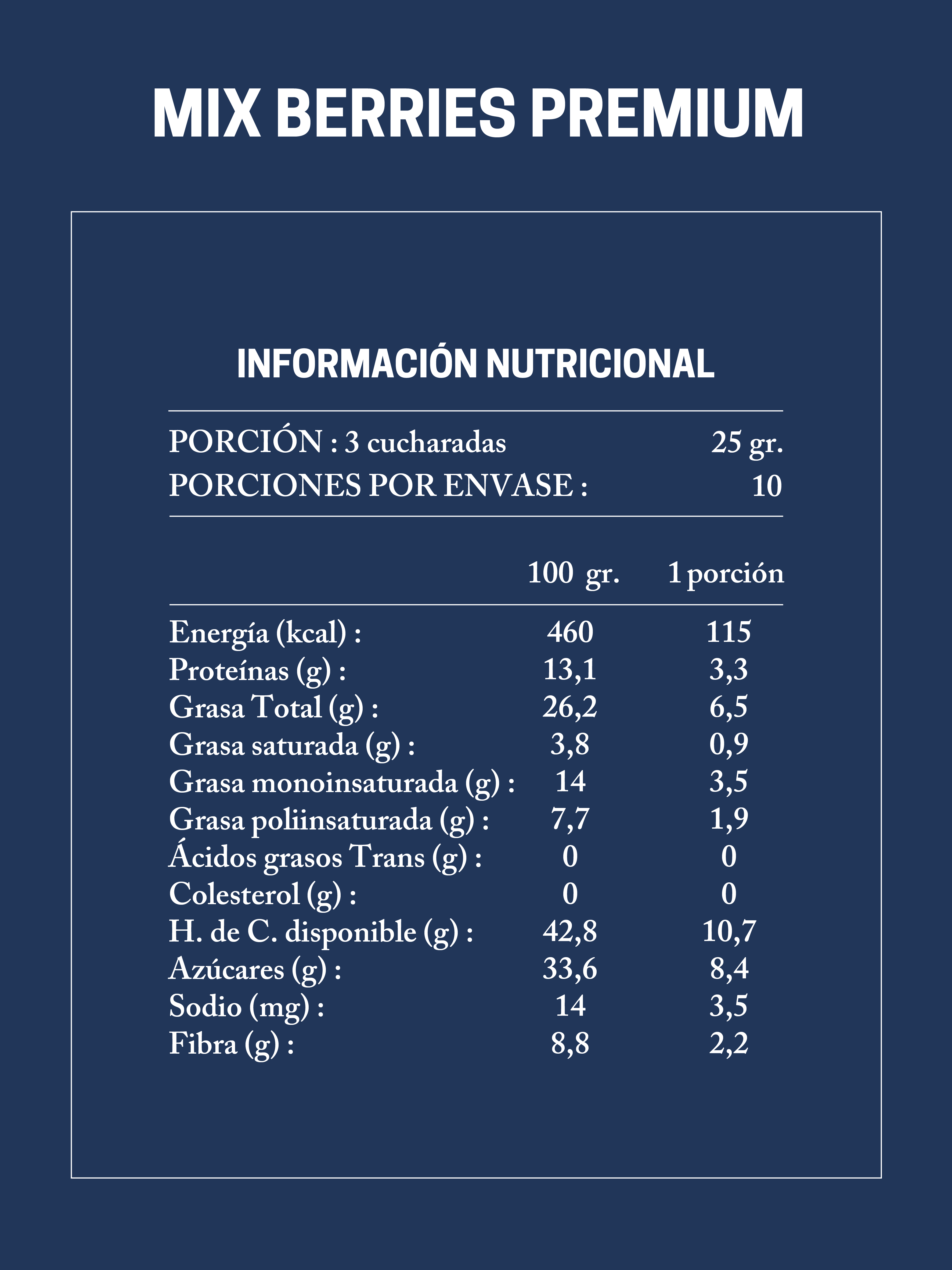 Mix Berries Premium 250g