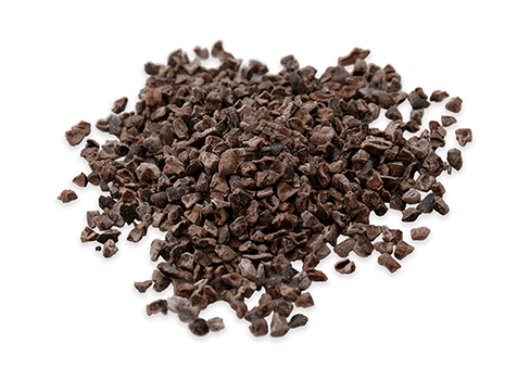 Granos de cacao en trozos 