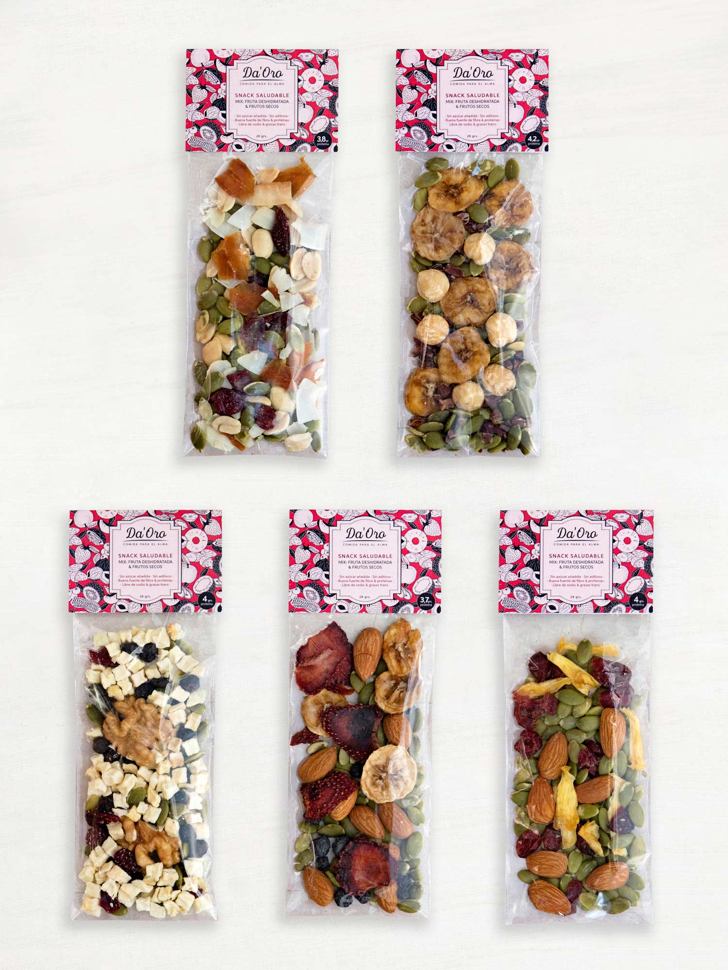 Pack Snack Mix Semanal 5 unidades