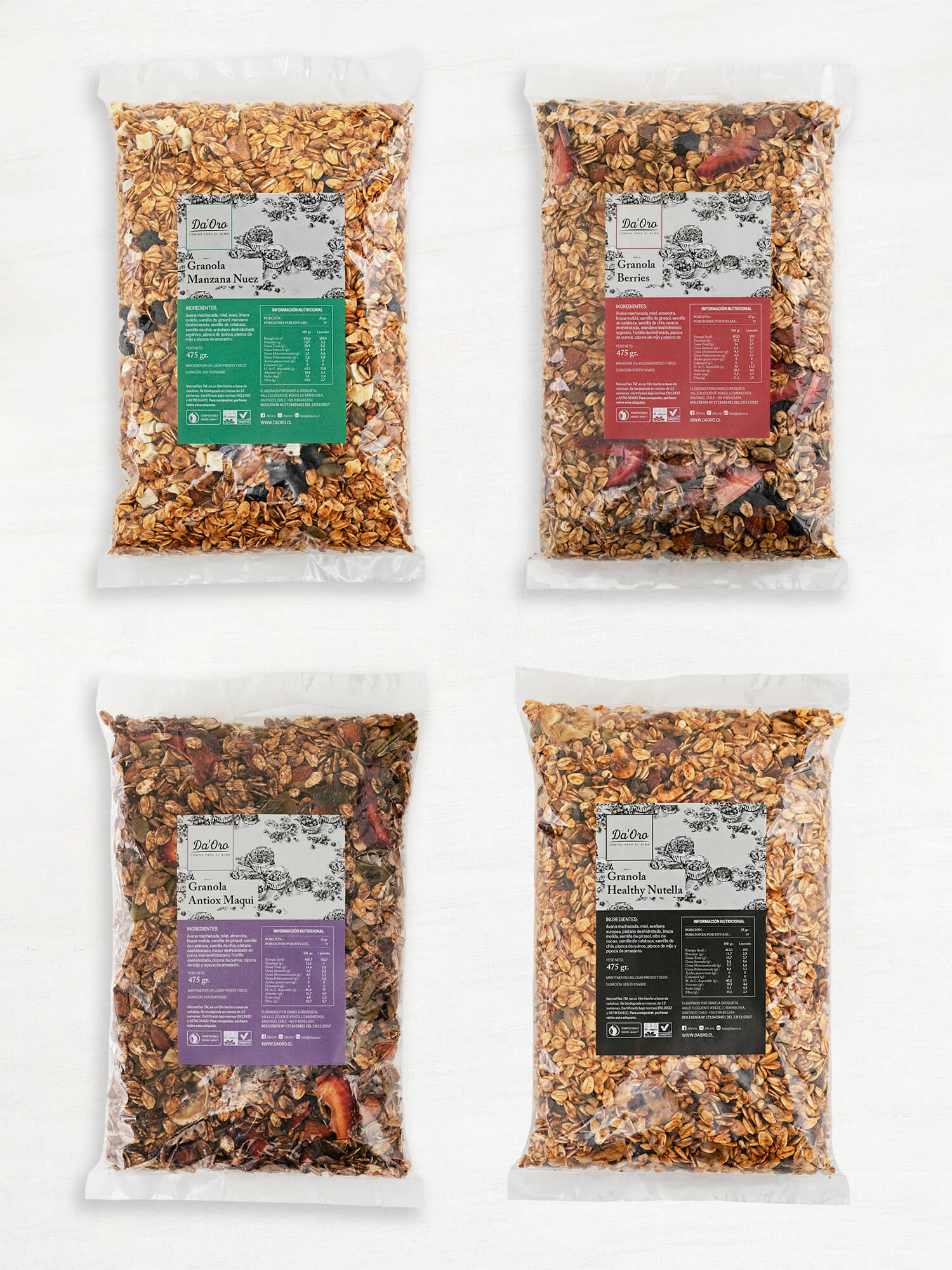 Pack Granola Recarga 4 unidades