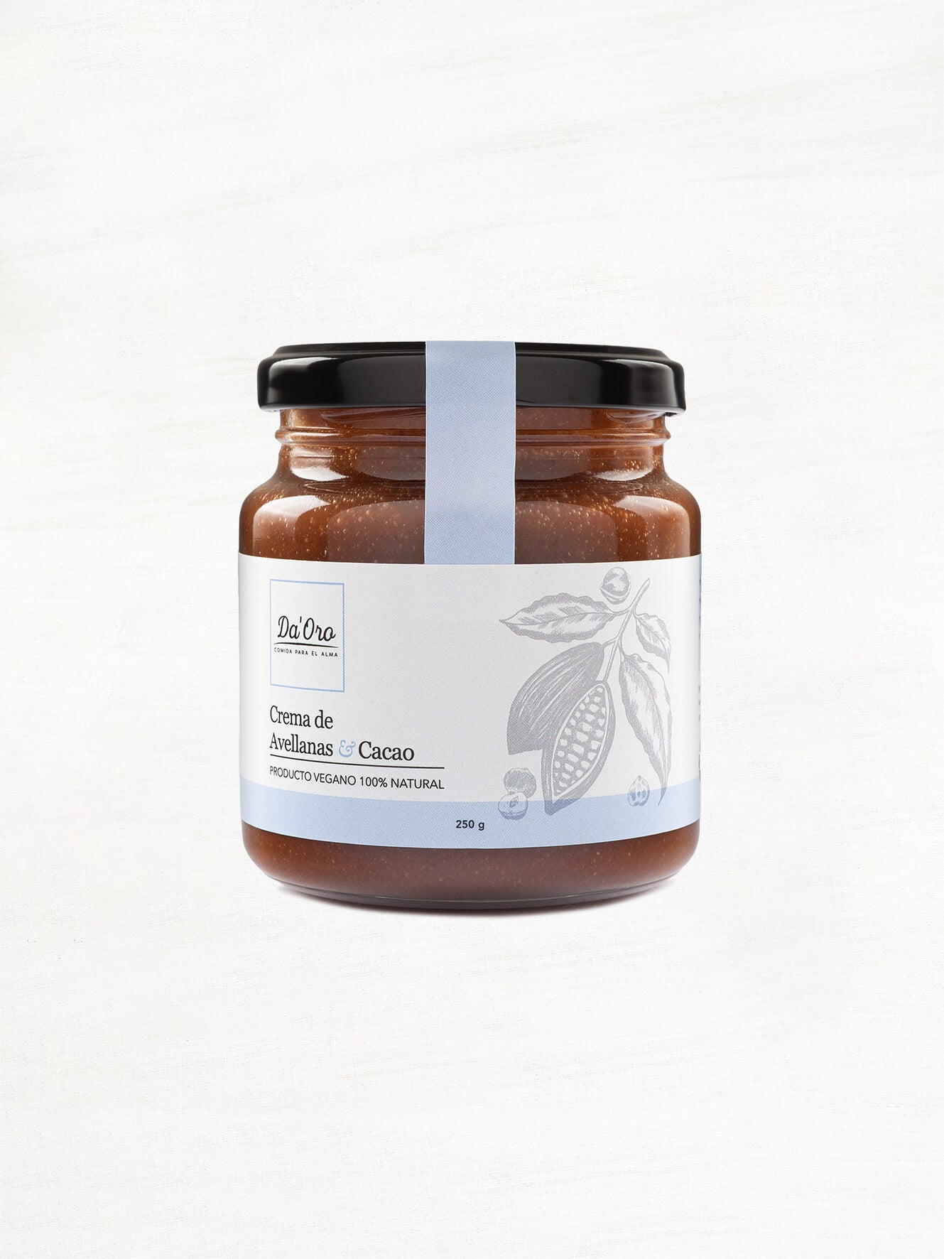 Crema de Avellanas y Cacao Sin Azúcar